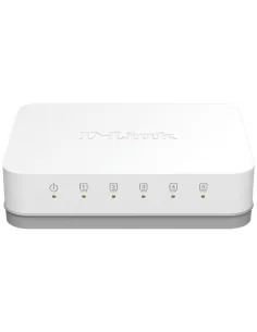 D-Link GO-SW-5G Switch Plástico 5 Puertos Gigabit 10/100/1000 Mbps-NSWSSO0113