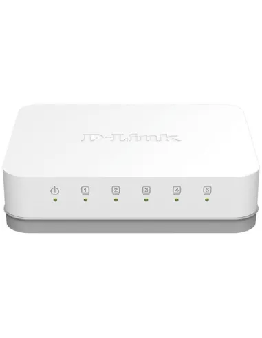 D-Link GO-SW-5G Switch Plástico 5 Puertos Gigabit 10/100/1000 Mbps