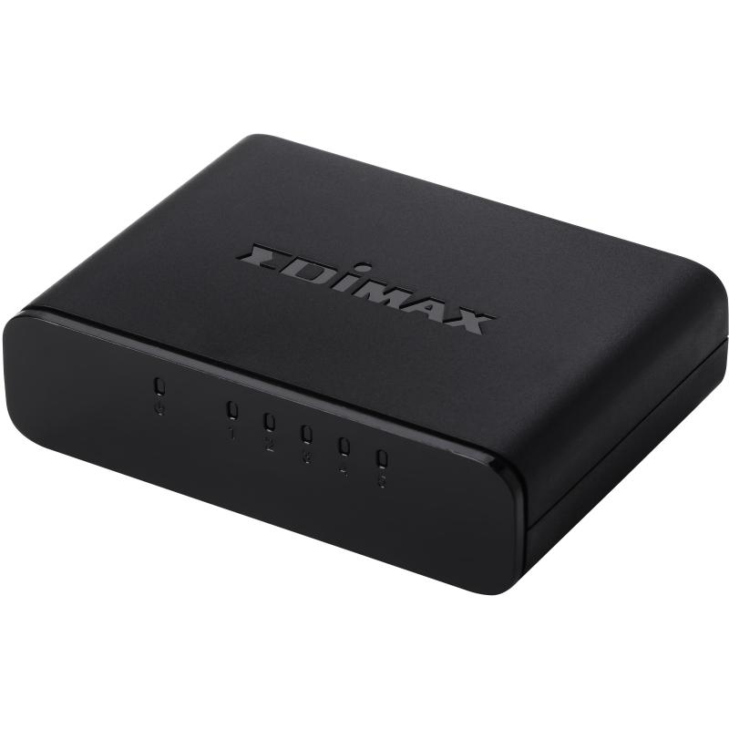 Edimax ES-3305P Switch 5 Puertos 10/100Mbps Negro