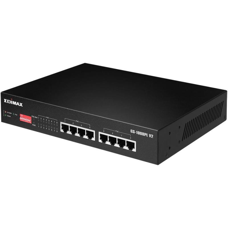 Edimax GS-1008PL V2 Switch 8 Puertos Gigabit