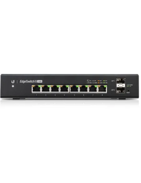 Ubiquiti EdgeSwitch 8 150W Switch PoE Gestionable L2/L3 8 Puertos Gigabit Ethernet + 2 SFP