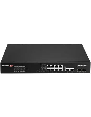 Edimax GS-5210PL Switch Gestionado 10 Puertos Gigabit 2 SFP