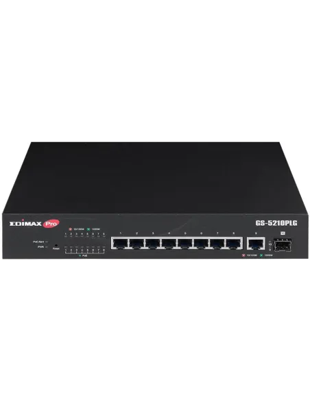 Edimax GS-5210PLG Switch Gestionado 10 Puertos Gigabit 2 SFP