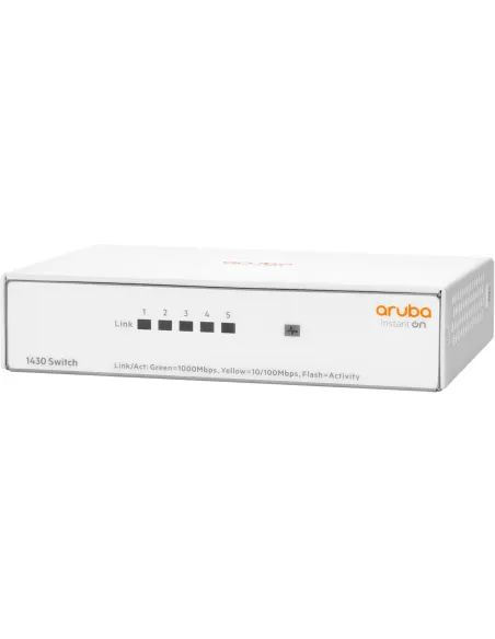 HPE Aruba Instant On 1430 Switch 5 Puertos Gigabit