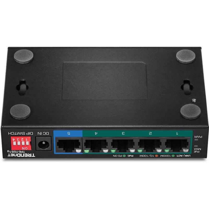 Trendnet TPE-TG51g Switch PoE 5 Puertos Gigabit Ethernet