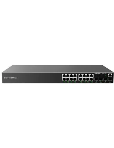 Grandstream GWN7802P Switch PoE Gestionado L2+ 16 Puertos Gigabit + 4 SFP
