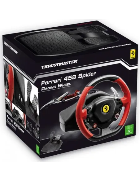 Thrustmaster Ferrari 458 Spider Mando de Volante con Pedales Negro
