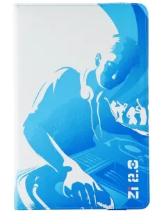 Ziron ZR112 Funda para Tablets hasta 8" Azul/Blanco-44183