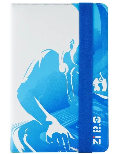Ziron ZR112 Funda para Tablets hasta 8" Azul/Blanco