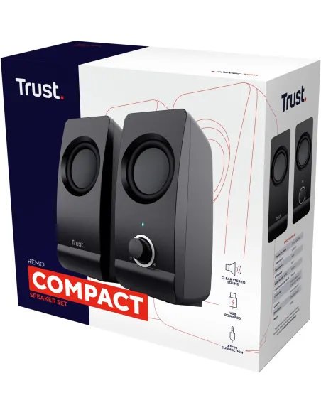Trust Remo 2.0 Altavoces 8W Negro