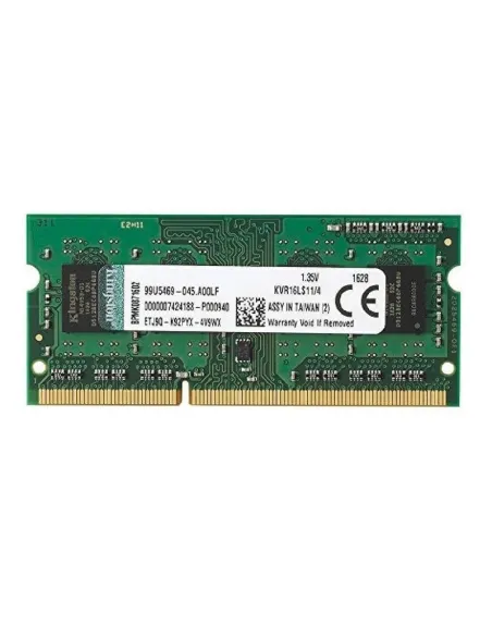 Kingston ValueRAM SO-DIMM DDR3L 1600MHz PC3-12800 4GB CL11