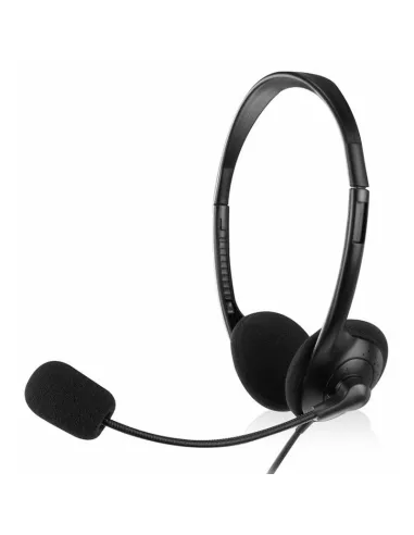 Ewent EW3563 Auriculares con Micrófono Negros