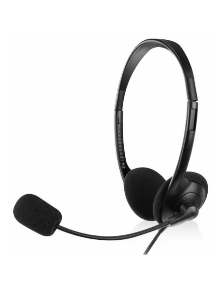 Ewent EW3563 Auriculares con Micrófono Negros