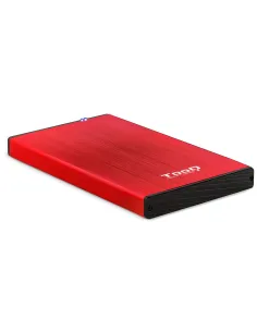 TooQ TQE-2527R Caja Externa 2.5" SATA3 micro USB-B 3.0 Rojo-1332984