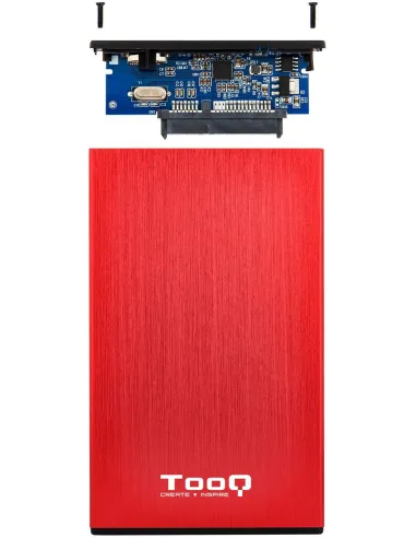 TooQ TQE-2527R Caja Externa 2.5" SATA3 micro USB-B 3.0 Rojo