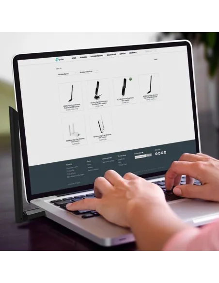 TP-Link Archer T3U Plus Adaptador USB Inalámbrico Banda Dual AC1300 Alta Ganancia