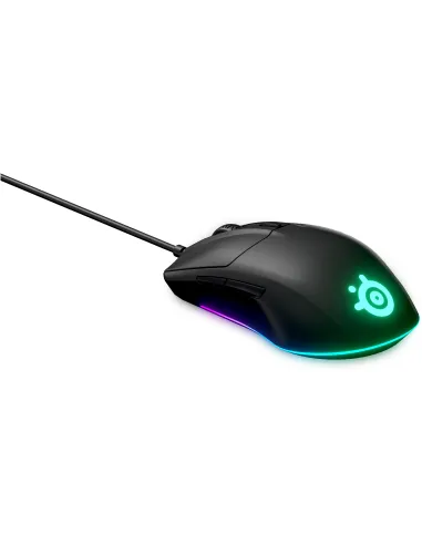 SteelSeries Rival 3 Ratón Gaming USB-A 8500 DPI Negro