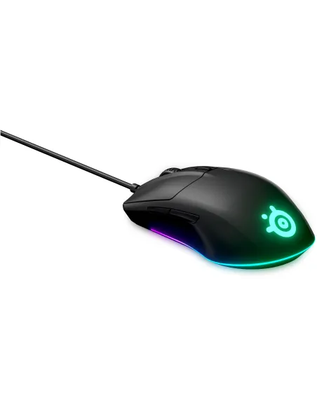 SteelSeries Rival 3 Ratón Gaming USB-A 8500 DPI Negro