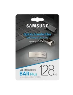 Samsung Bar Plus 128GB USB 3.1 Plata-1332196