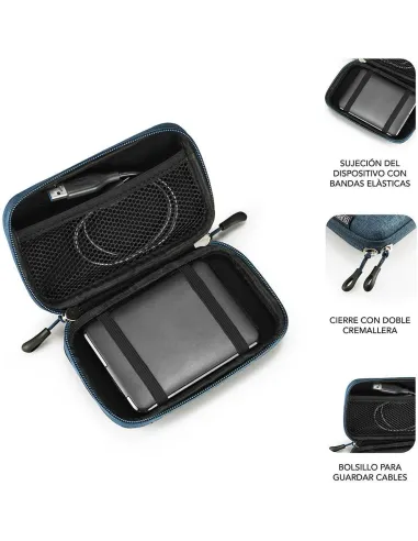 Subblim Business Case 2,5" Funda Disco Duro HDD Azul