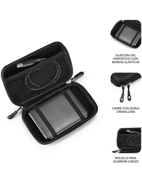 Subblim Business Case 2,5" Funda Disco Duro HDD Negro
