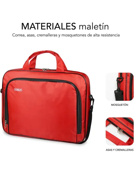 Subblim Oxford Funda para Portátil de 16" Rojo