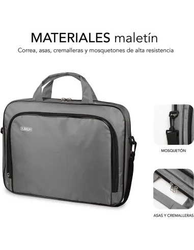 Subblim Oxford Funda para Portátil de 16" Gris