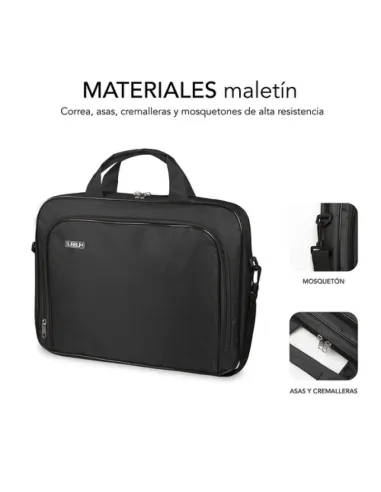 Subblim Oxford Maletín para Portátil hasta 16" Negro