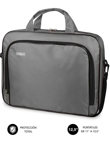 Subblim Oxford Funda para Portátil de 12,5" Gris