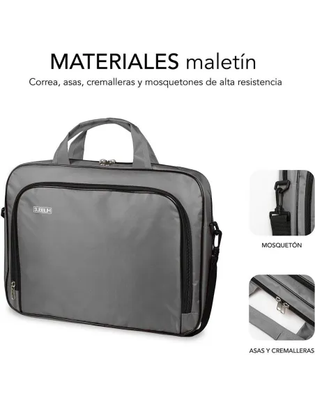 Subblim Oxford Funda para Portátil de 12,5" Gris