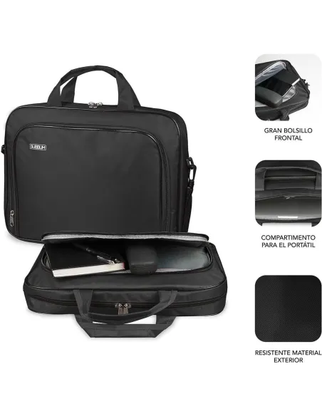 Subblim Oxford Funda para Portátil de 12,5" Negro