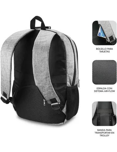 Subblim SUB-BP-1UL0001 Mochila para Portátil 16" Gris