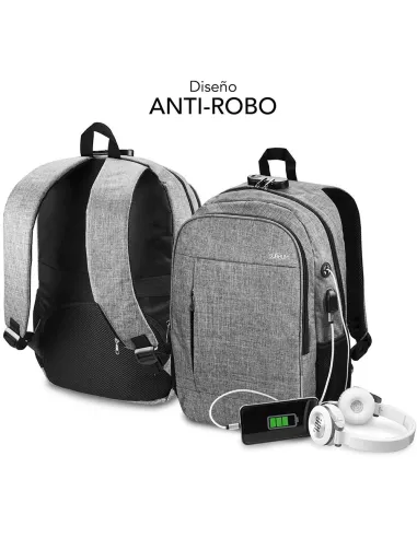 Subblim SUB-BP-1UL0001 Mochila para Portátil 16" Gris