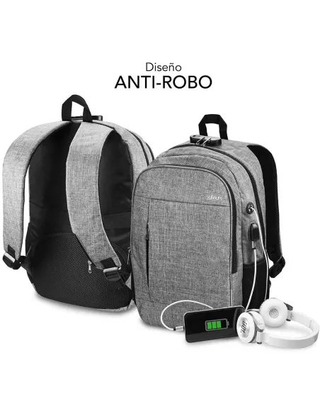 Subblim SUB-BP-1UL0001 Mochila para Portátil 16" Gris