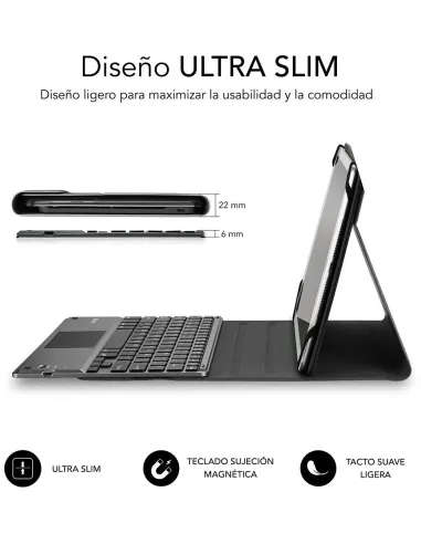 Subblim Keytab Pro SUB-KT2-BTP001 Funda con Teclado Bluetooth 10.1" Negro