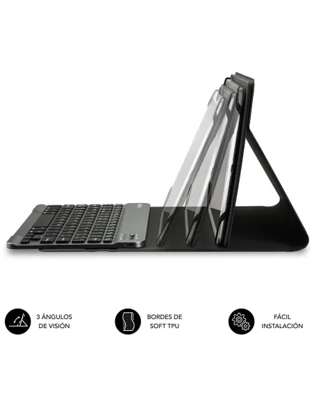 Subblim Keytab Pro SUB-KT2-BT0003 Funda con Teclado Bluetooth 10.1" Rojo