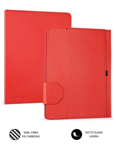 Subblim Keytab Pro SUB-KT1-USB002 Funda con Teclado USB-C 10.1" Roja