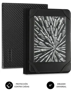 Subblim Clever SUB-CUE-1EC001 Funda Universal para Ebook 6" Negro-1331976