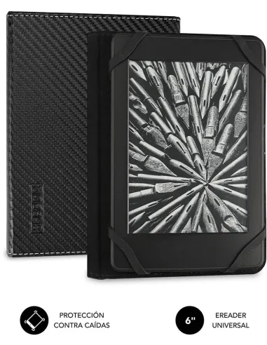 Subblim Clever SUB-CUE-1EC001 Funda Universal para Ebook 6" Negro
