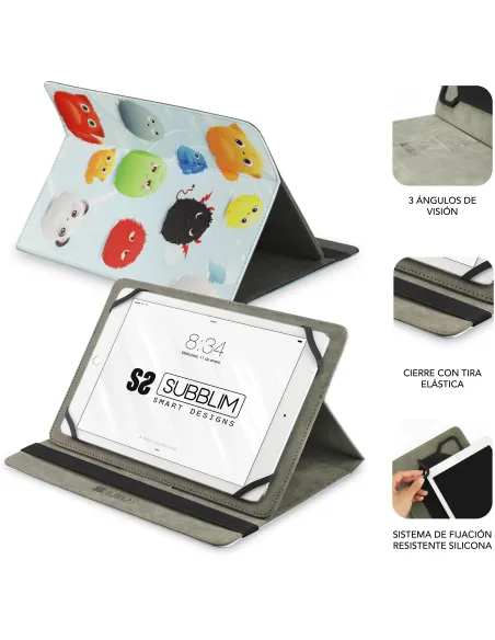 Subblim Trendy Furry Funda Universal para Tablet 10,1"