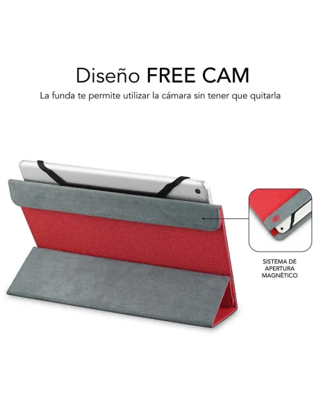 Subblim Freecam Funda Universal para Tablet 10,1" Rojo