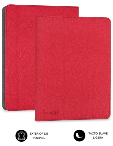 Subblim Freecam Funda Universal para Tablet 10,1" Rojo