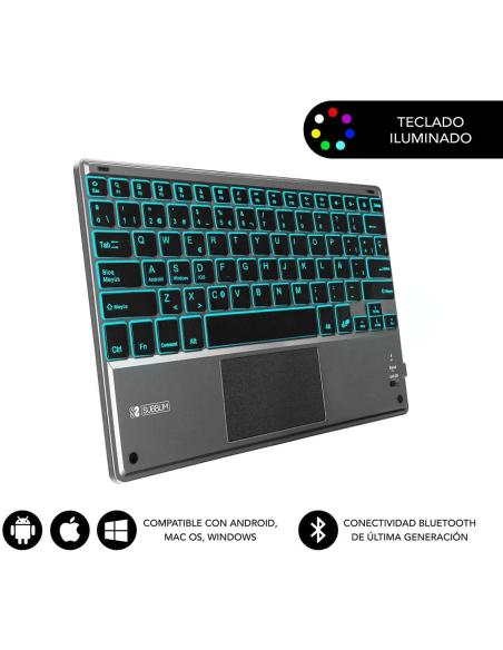 Subblim SUB-KBT-SMBT51 Teclado Inalámbrico Gris