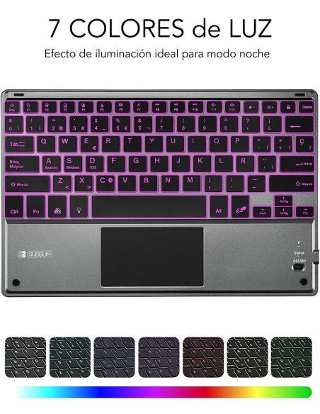 Subblim SUB-KBT-SMBT51 Teclado Inalámbrico Gris