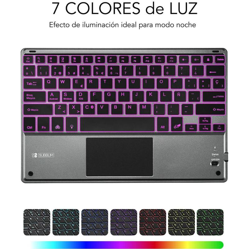 Subblim SUB-KBT-SMBT51 Teclado Inalámbrico Gris