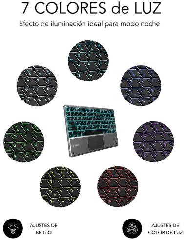 Subblim SUB-KBT-SMBT51 Teclado Inalámbrico Gris