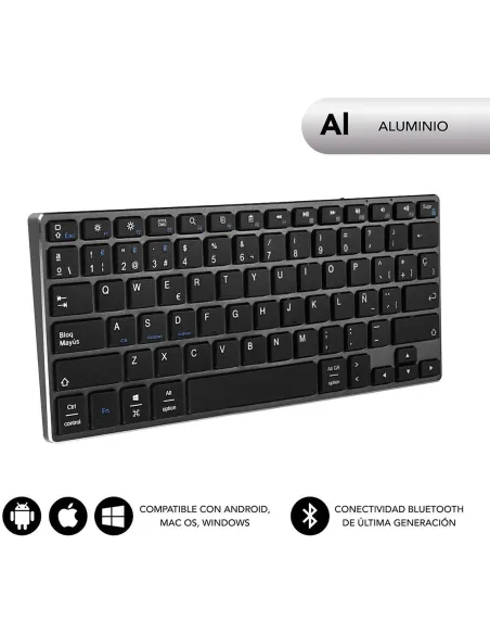 Subblim SUB-KB-3ADC201 Teclado Inalámbrico Negro