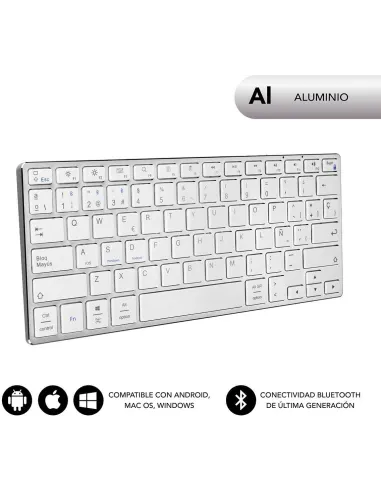 Subblim SUB-KB-3ADC200 Teclado Inalámbrico Plata