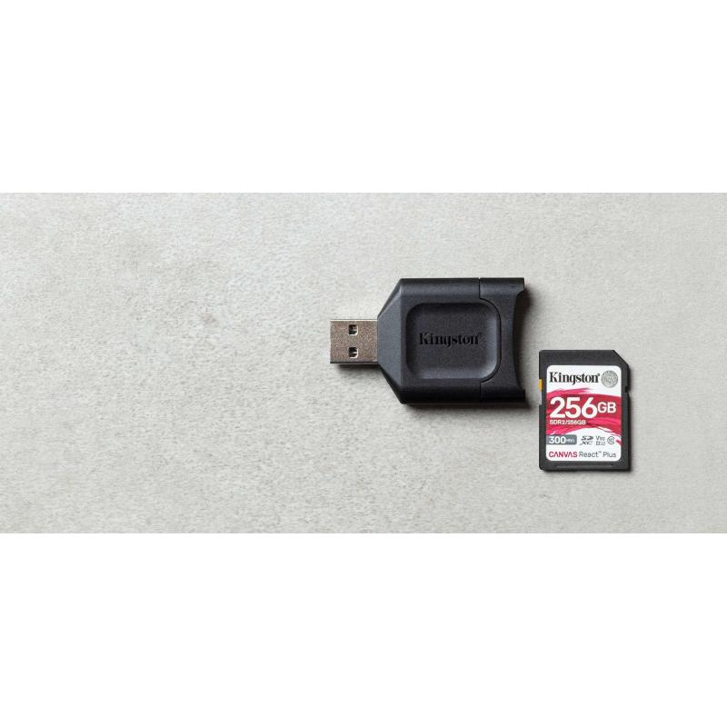 Kingston MobileLite Plus MLP Lector de Tarjetas USB-A 3.2 Negro