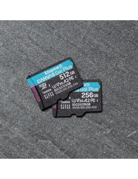 Kingston Canvas Go Plus MicroSDXC 512GB UHS-I U3 V30 Clase 10